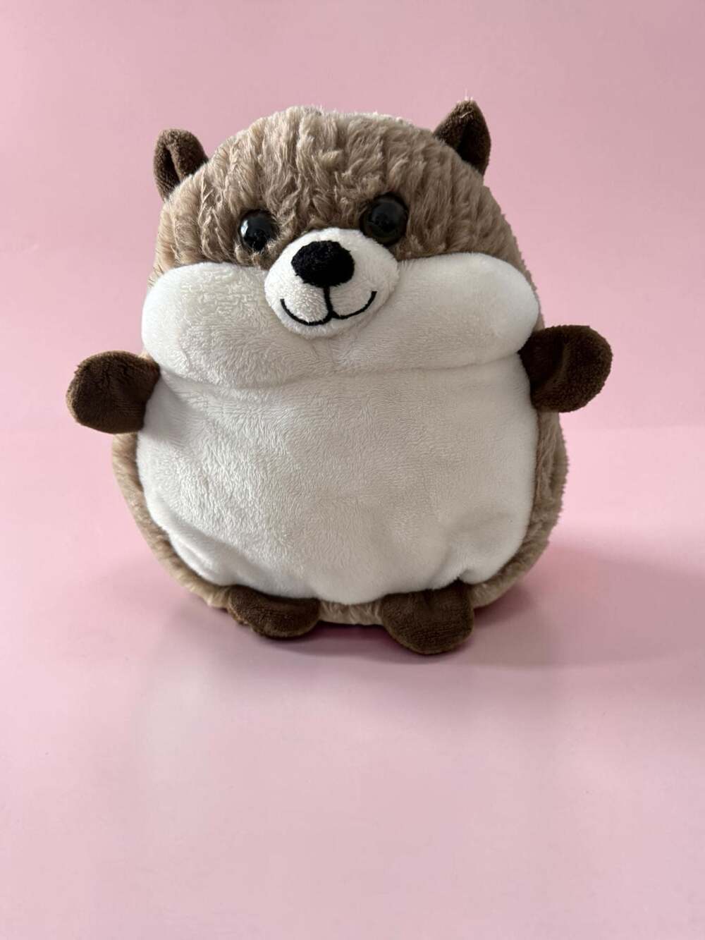 Linzy Toys Furry Brown Beaver Stuffed Animal Plush